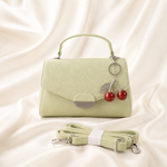 Pastel Green Cherry Handbag
