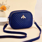 Honeybee Quilted Crossbody Bag