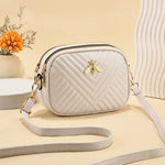 Honeybee Quilted Crossbody Bag