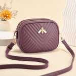 Honeybee Quilted Crossbody Bag