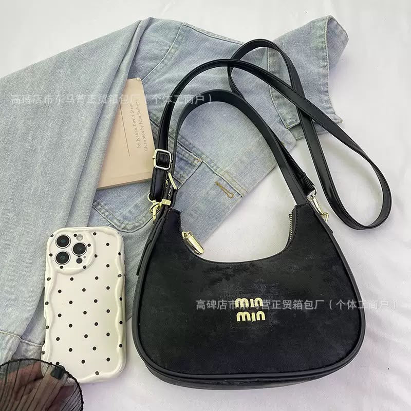 Chic Crescent Minimalist Shoulder Bag