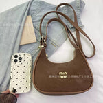 Chic Crescent Minimalist Shoulder Bag