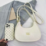 Chic Crescent Minimalist Shoulder Bag