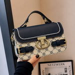 Flap Satchel Bag with Buckle