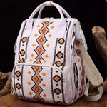 Aztec Geometric Patterned Travel Backpack