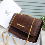 Designer Monogram Convertible Chain Shoulder Bag