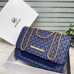 Designer Monogram Convertible Chain Shoulder Bag