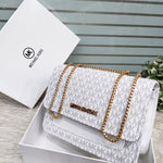 Designer Monogram Convertible Chain Shoulder Bag