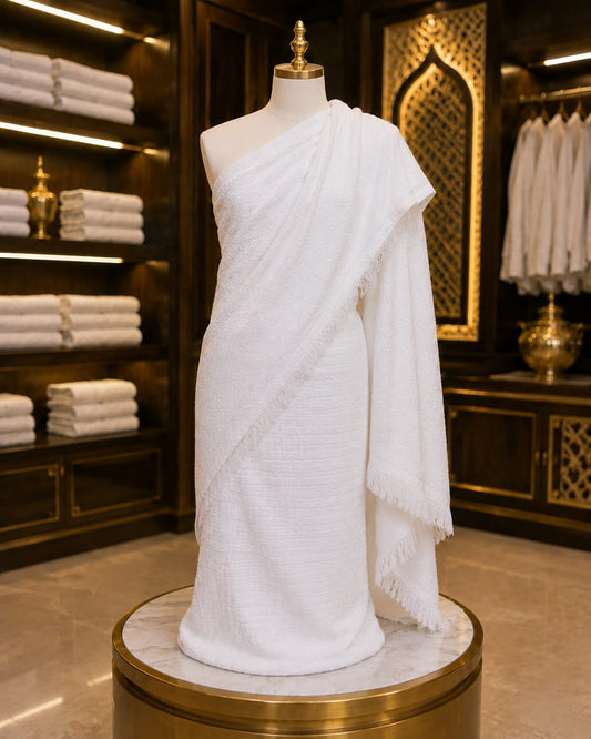 Signature White Cotton Ihram
