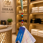 Hajj & Umrah Dua Guide Fan Card Keychain
