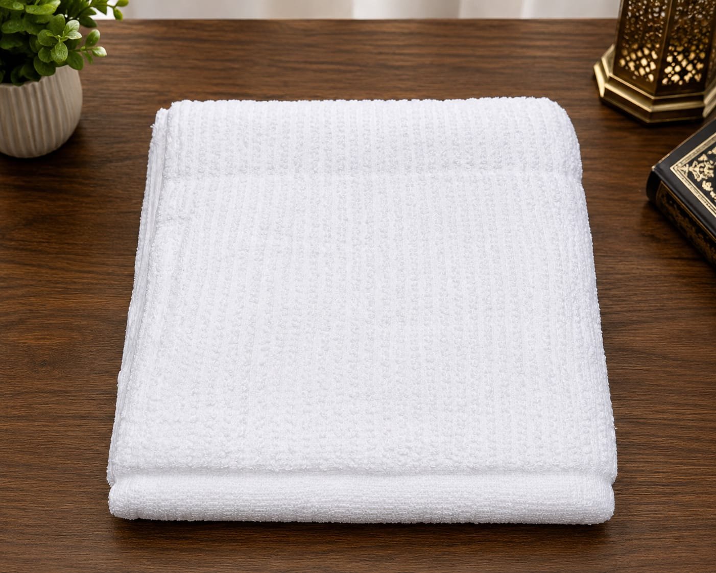 Premium Plain White Towel Ihram Sheets