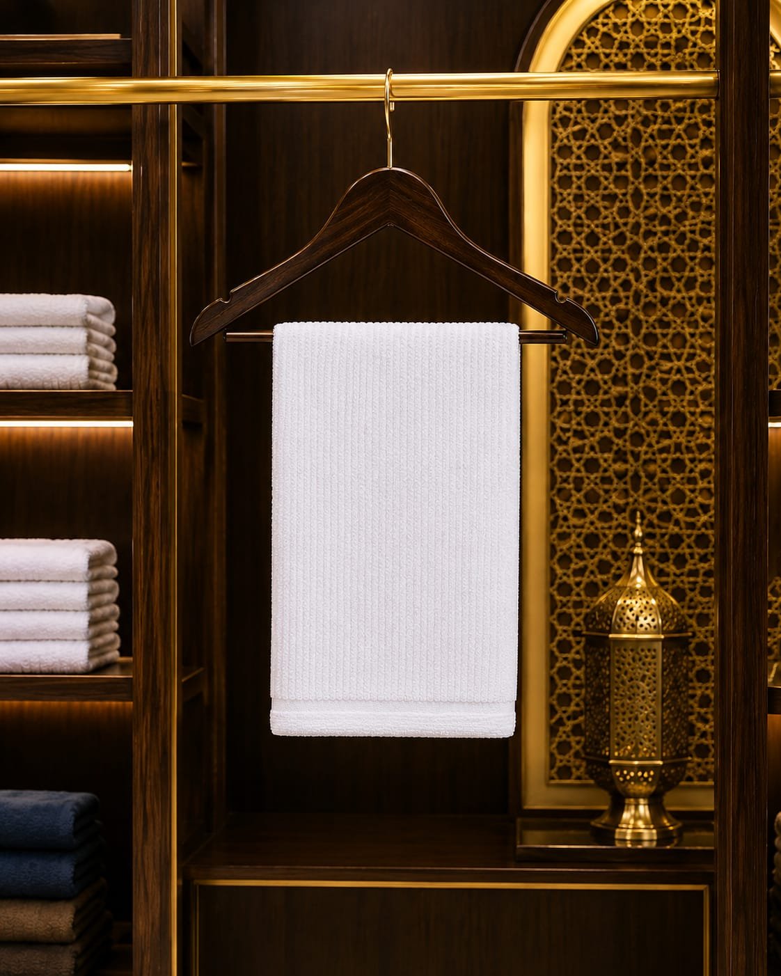 Premium Plain White Towel Ihram Sheets
