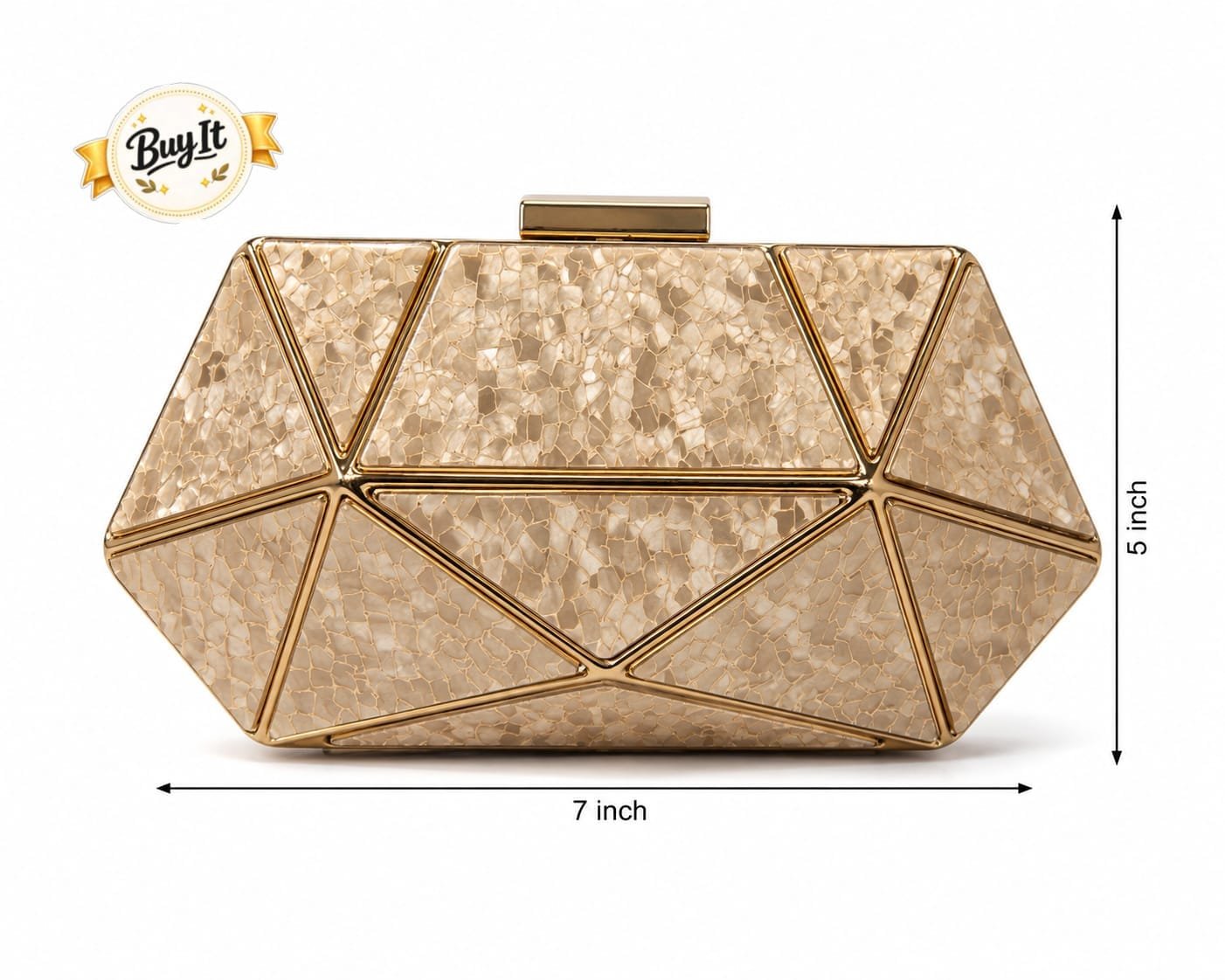 Geometric Acrylic Evening Clutch